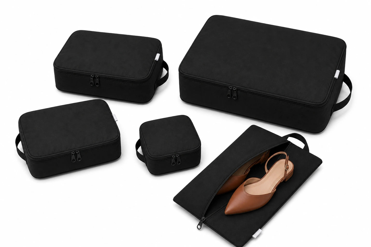 VOYO Black 5-piece travel set checkout image