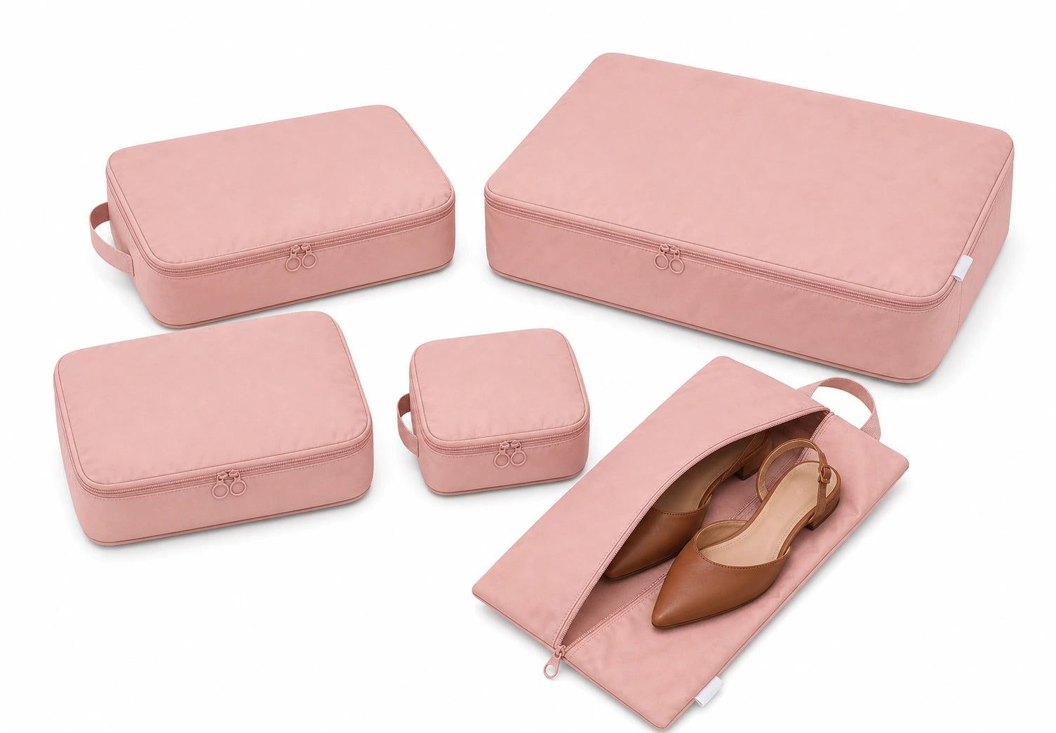 VOYO Pink 5-piece travel set checkout image