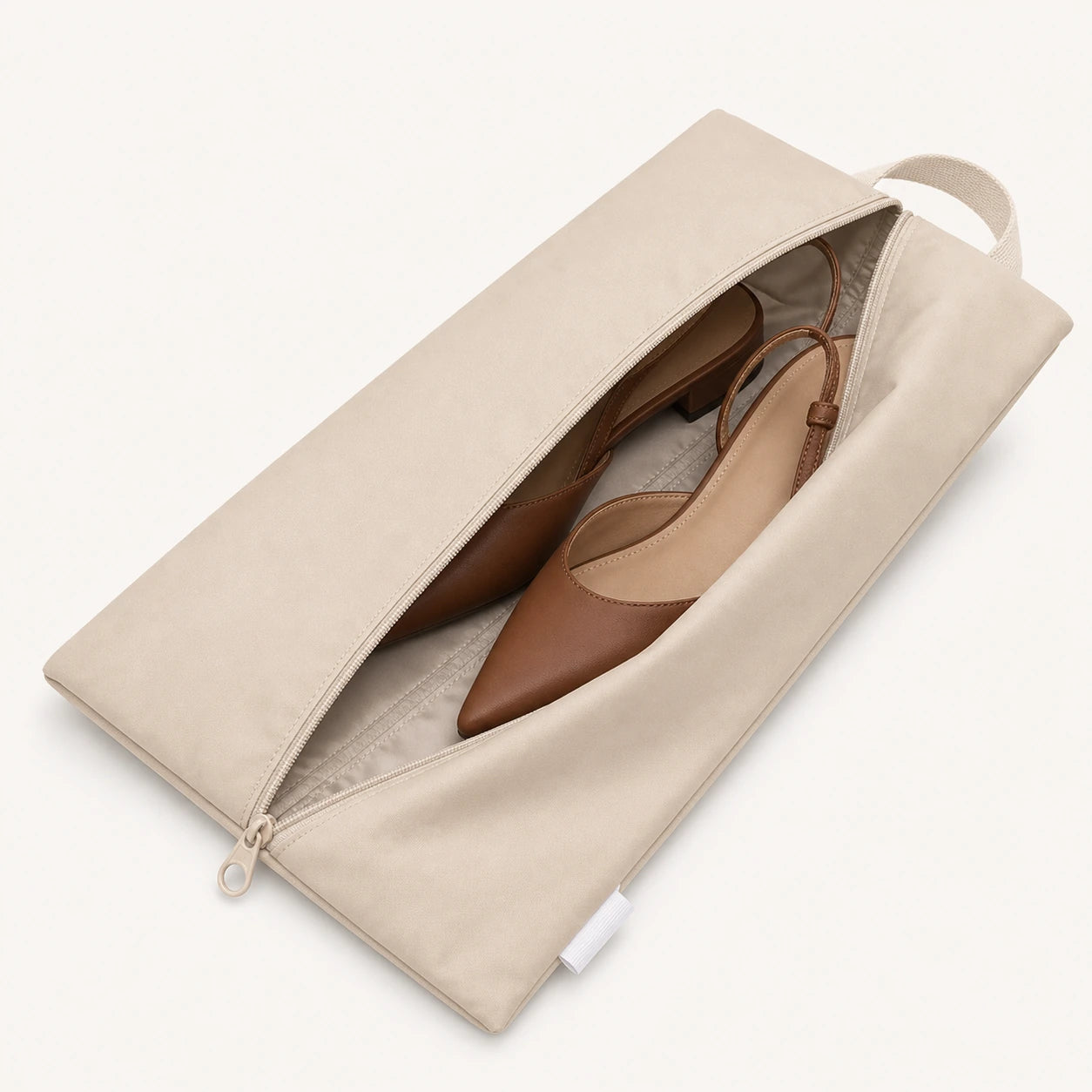VOYO Beige Shoe bag checkout image